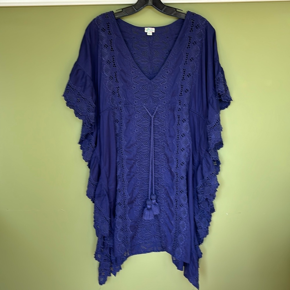 J.Crew eyelet swim coverup